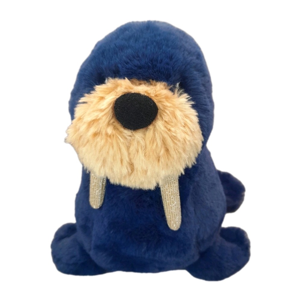 Aurora Ebba Splasheez‎ Walrus Plush 9" Blue Baby Stuffed Animal Soft